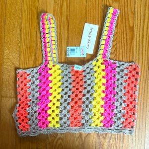 This crochet crop is perfect as a cover-up or to wear alone.